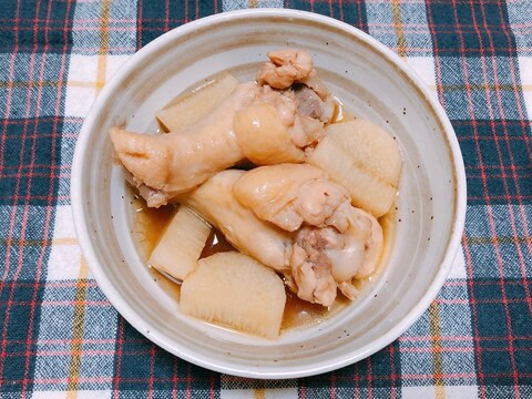 鶏手羽元と長芋のさっぱりポン酢煮